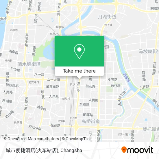 城市便捷酒店(火车站店) map
