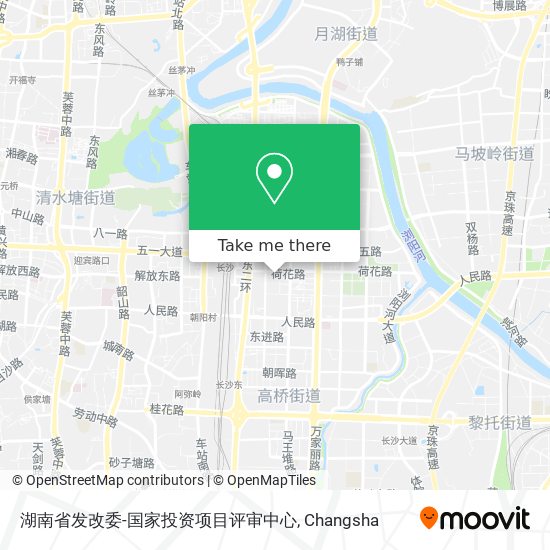 湖南省发改委-国家投资项目评审中心 map