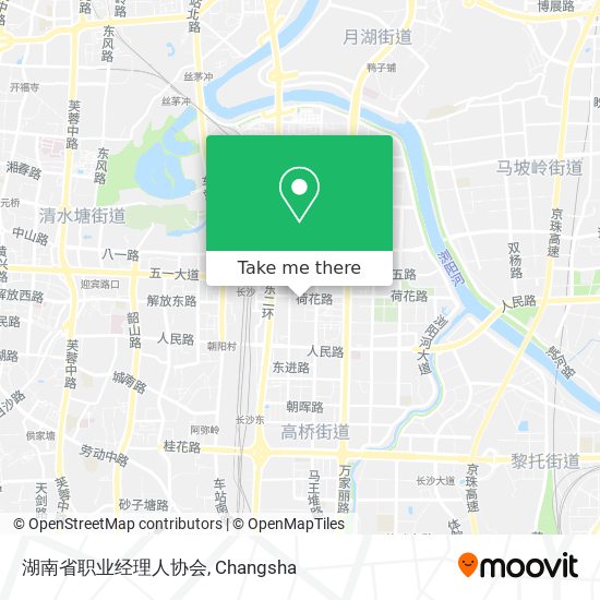 湖南省职业经理人协会 map