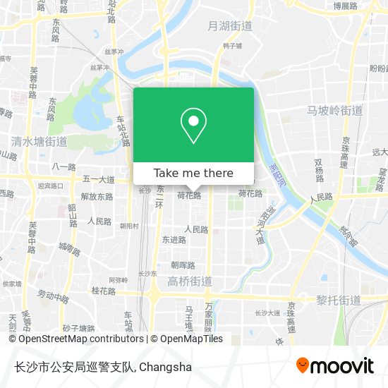 长沙市公安局巡警支队 map
