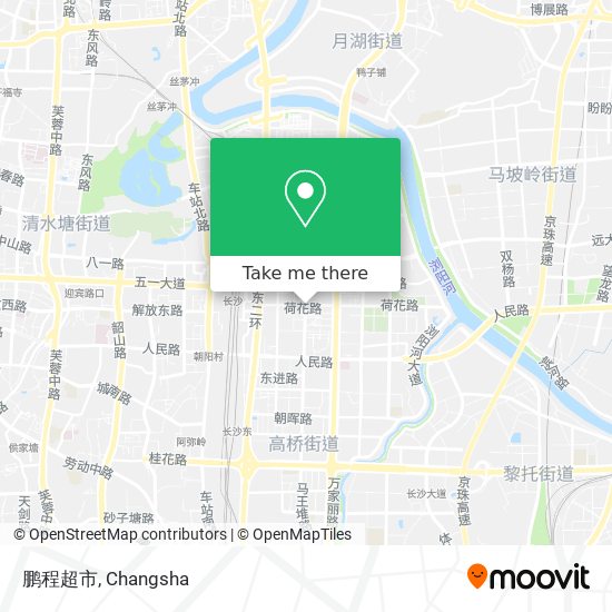 鹏程超市 map