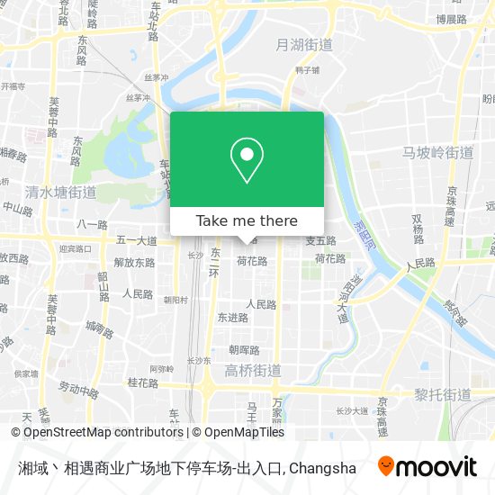 湘域丶相遇商业广场地下停车场-出入口 map