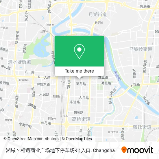 湘域丶相遇商业广场地下停车场-出入口 map