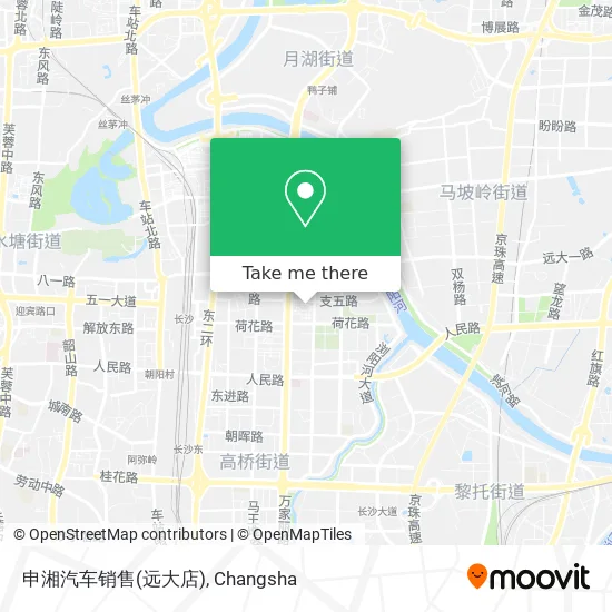 申湘汽车销售(远大店) map