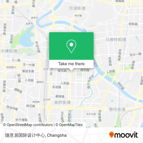 随意居国际设计中心 map