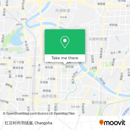 红豆时尚羽绒服 map
