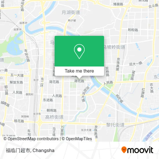 福临门超市 map