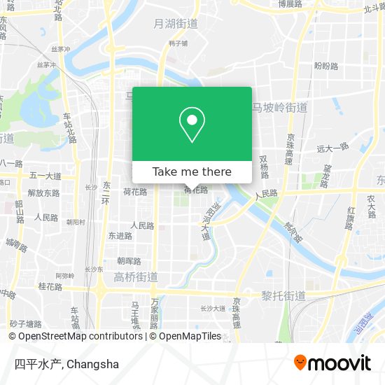 四平水产 map