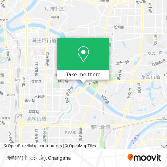 漫咖啡(浏阳河店) map