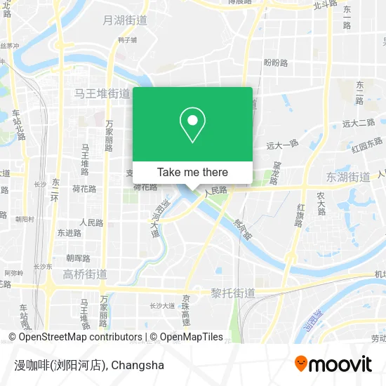 漫咖啡(浏阳河店) map