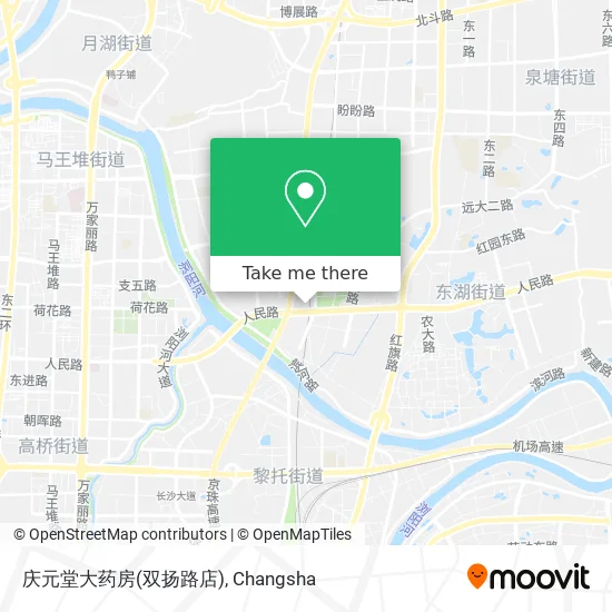 庆元堂大药房(双扬路店) map