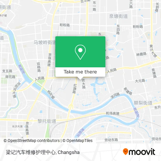 梁记汽车维修护理中心 map
