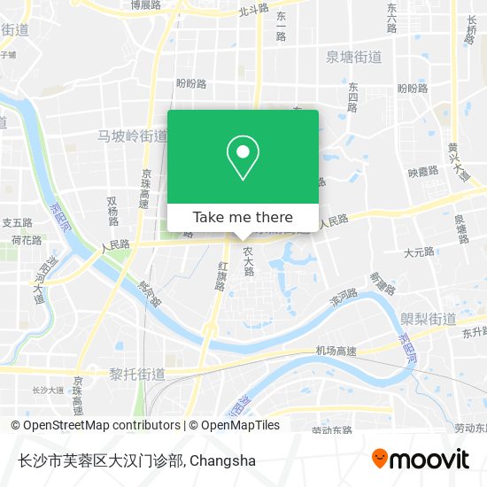 长沙市芙蓉区大汉门诊部 map
