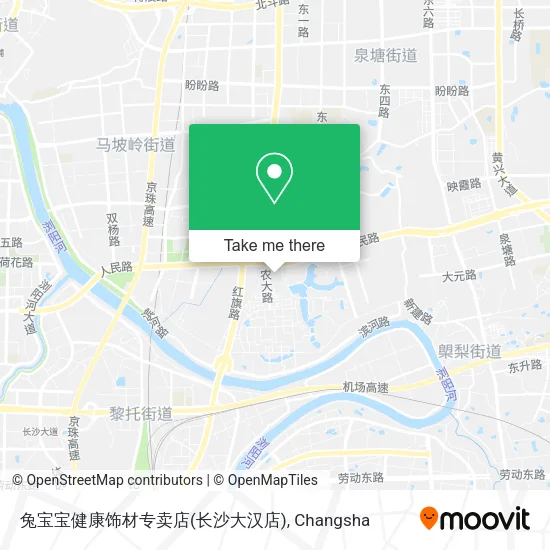 兔宝宝健康饰材专卖店(长沙大汉店) map