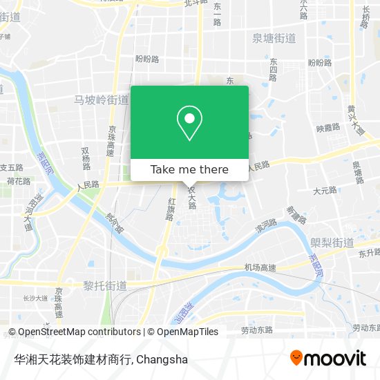 华湘天花装饰建材商行 map