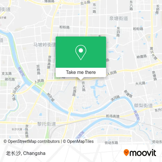 老长沙 map