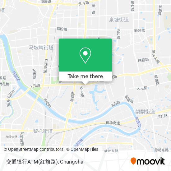 交通银行ATM(红旗路) map