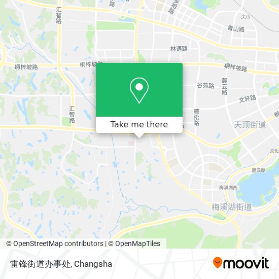 雷锋街道办事处 map