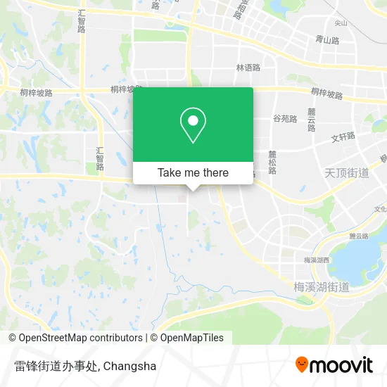 雷锋街道办事处 map