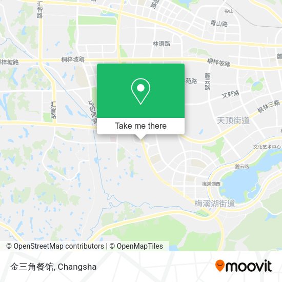 金三角餐馆 map