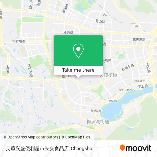 芙蓉兴盛便利超市长庆食品店 map