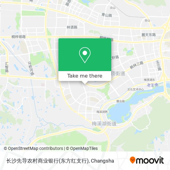 长沙先导农村商业银行(东方红支行) map