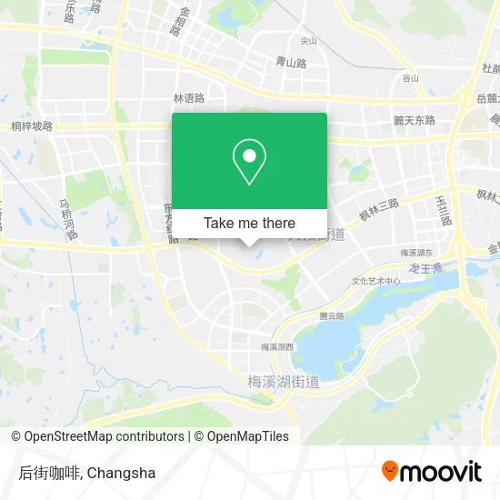 后街咖啡 map
