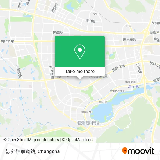 涉外跆拳道馆 map