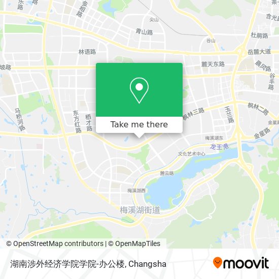 湖南涉外经济学院学院-办公楼 map