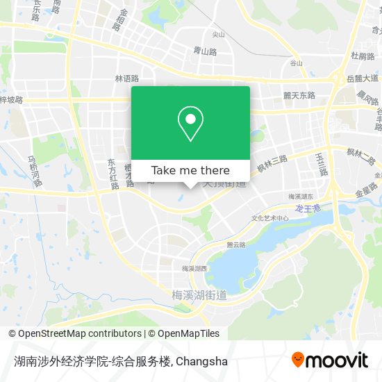湖南涉外经济学院-综合服务楼 map