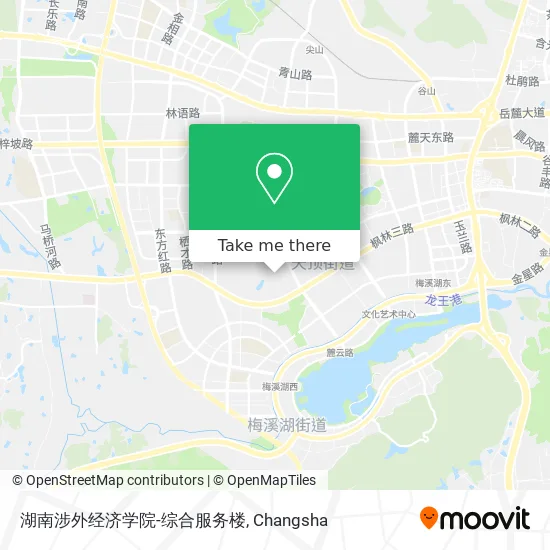 湖南涉外经济学院-综合服务楼 map