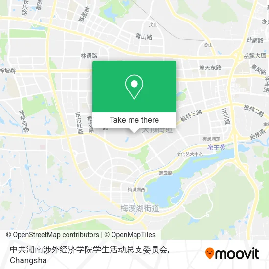 中共湖南涉外经济学院学生活动总支委员会 map