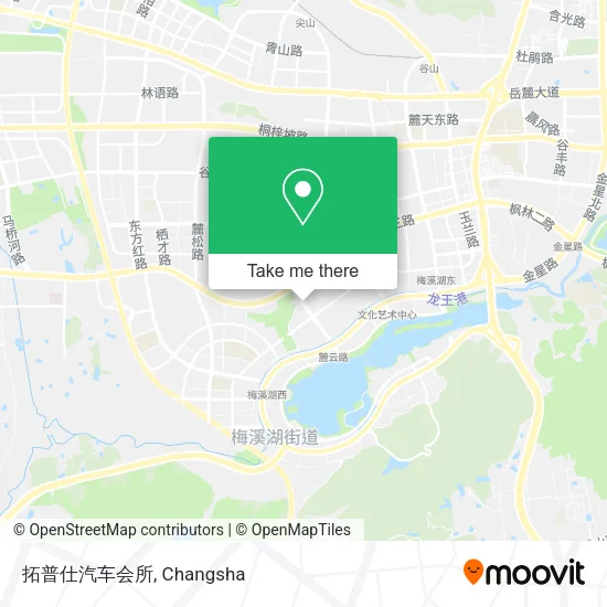拓普仕汽车会所 map