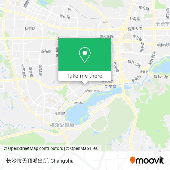 长沙市天顶派出所 map
