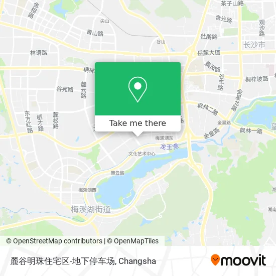 麓谷明珠住宅区-地下停车场 map