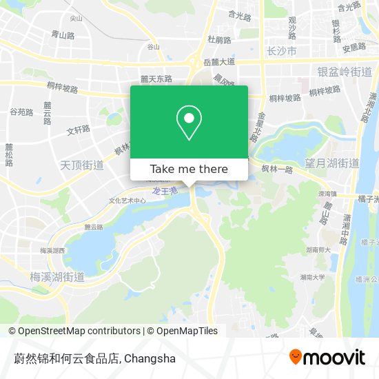 蔚然锦和何云食品店 map