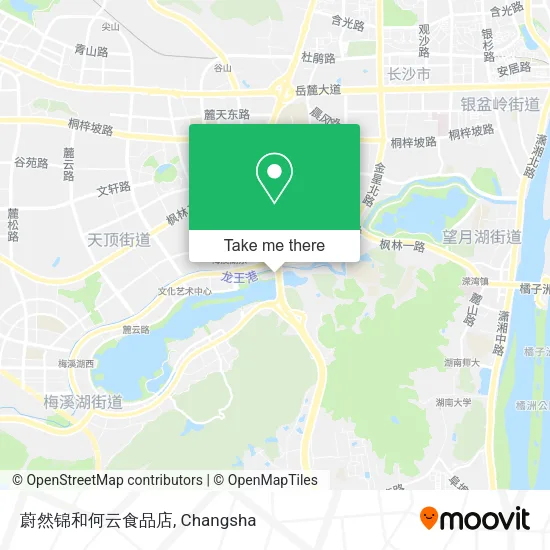 蔚然锦和何云食品店 map