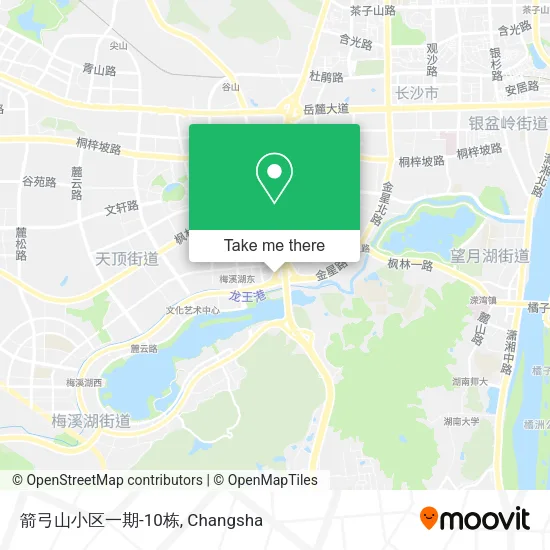 箭弓山小区一期-10栋 map
