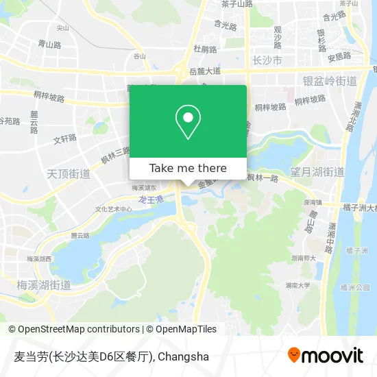 麦当劳(长沙达美D6区餐厅) map