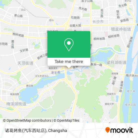 诸葛烤鱼(汽车西站店) map