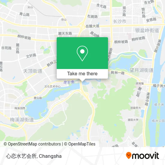 心恋水艺会所 map