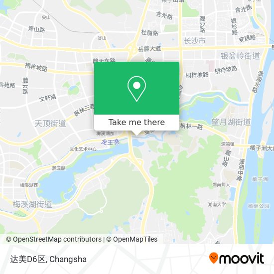 达美D6区 map