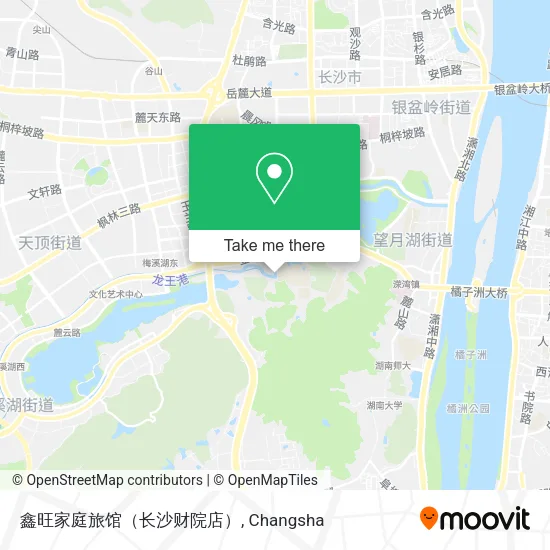 鑫旺家庭旅馆（长沙财院店） map