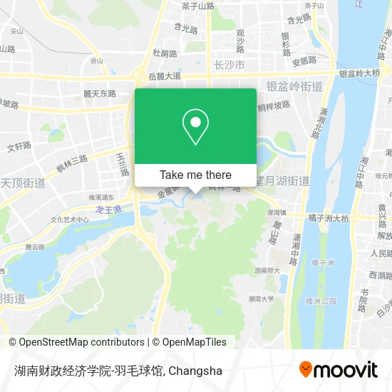 湖南财政经济学院-羽毛球馆 map