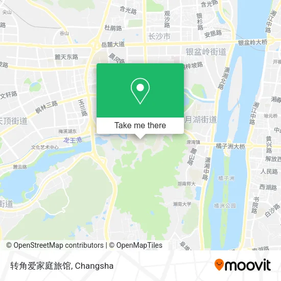 转角爱家庭旅馆 map