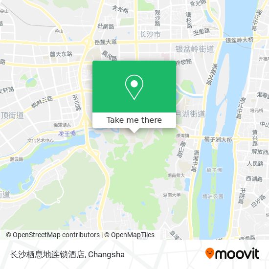 长沙栖息地连锁酒店 map