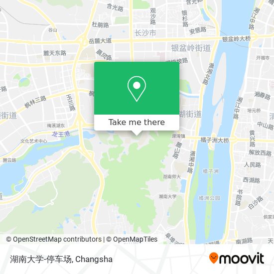 湖南大学-停车场 map