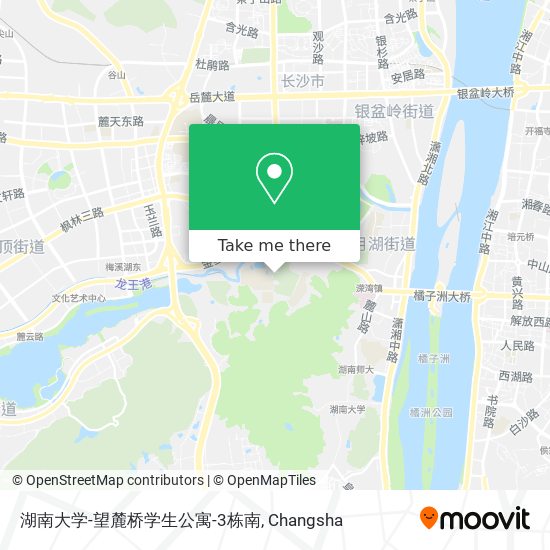 湖南大学-望麓桥学生公寓-3栋南 map