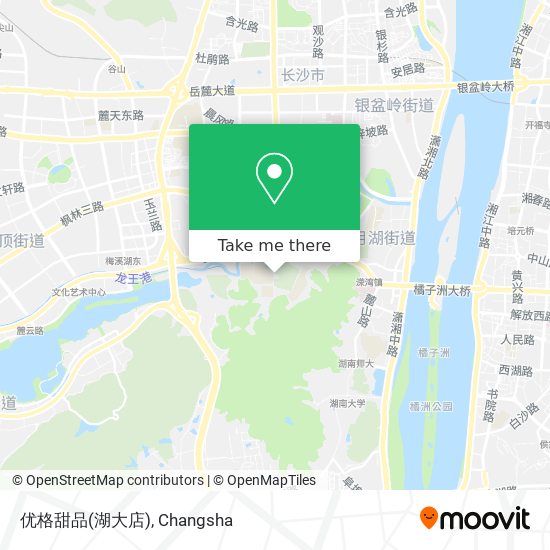优格甜品(湖大店) map