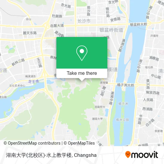 湖南大学(北校区)-水上教学楼 map
